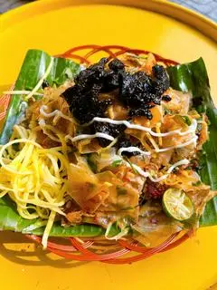 Hình ảnh Bánh tráng khô bò đen - sốt bơ