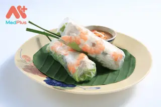 Hình ảnh Gỏi cuốn (Tôm) chấm mắm nêm