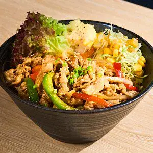 Hình ảnh Cơm Thịt Ba Chỉ Bò Mỹ 焼肉牛カルビ