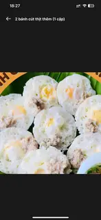 Hình ảnh Bánh căn trứng cút thịt