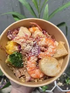Hình ảnh Mỳ Cay Kim Chi Full Topping ( Khô )