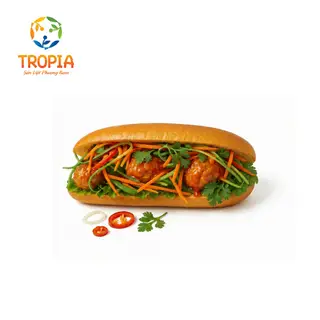 Hình ảnh Bánh mì xíu mại