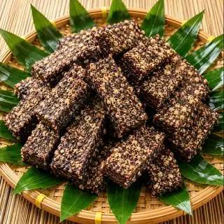 Hình ảnh Bánh huyết - blood rice cake - 米血糕