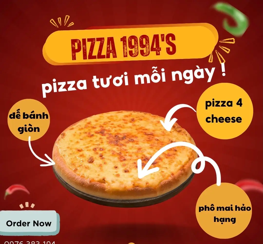 Hình ảnh Pizza 4 Cheese 