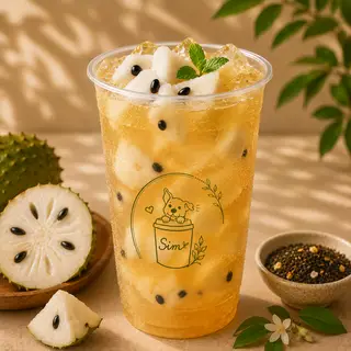 Hình ảnh Trà Mãng Cầu có miếng mãng cầu thiệccc