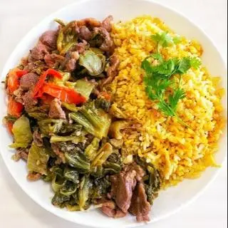 Hình ảnh Cơm rang dưa xào bò 