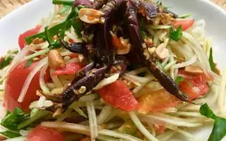 Hình ảnh Gỏi đu đủ ba khía
