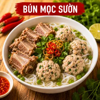 Hình ảnh Bún mọc sườn