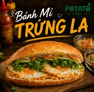 Hình ảnh BÁNH MÌ TRỨNG LA