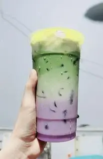 Hình ảnh Matcha khoai môn sữa gấu