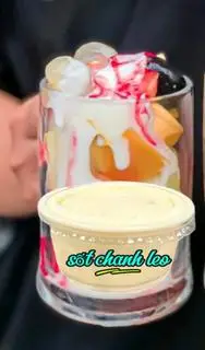 Hình ảnh Trái cây dằm sốt (chanh dây,dâu,việt quốc)