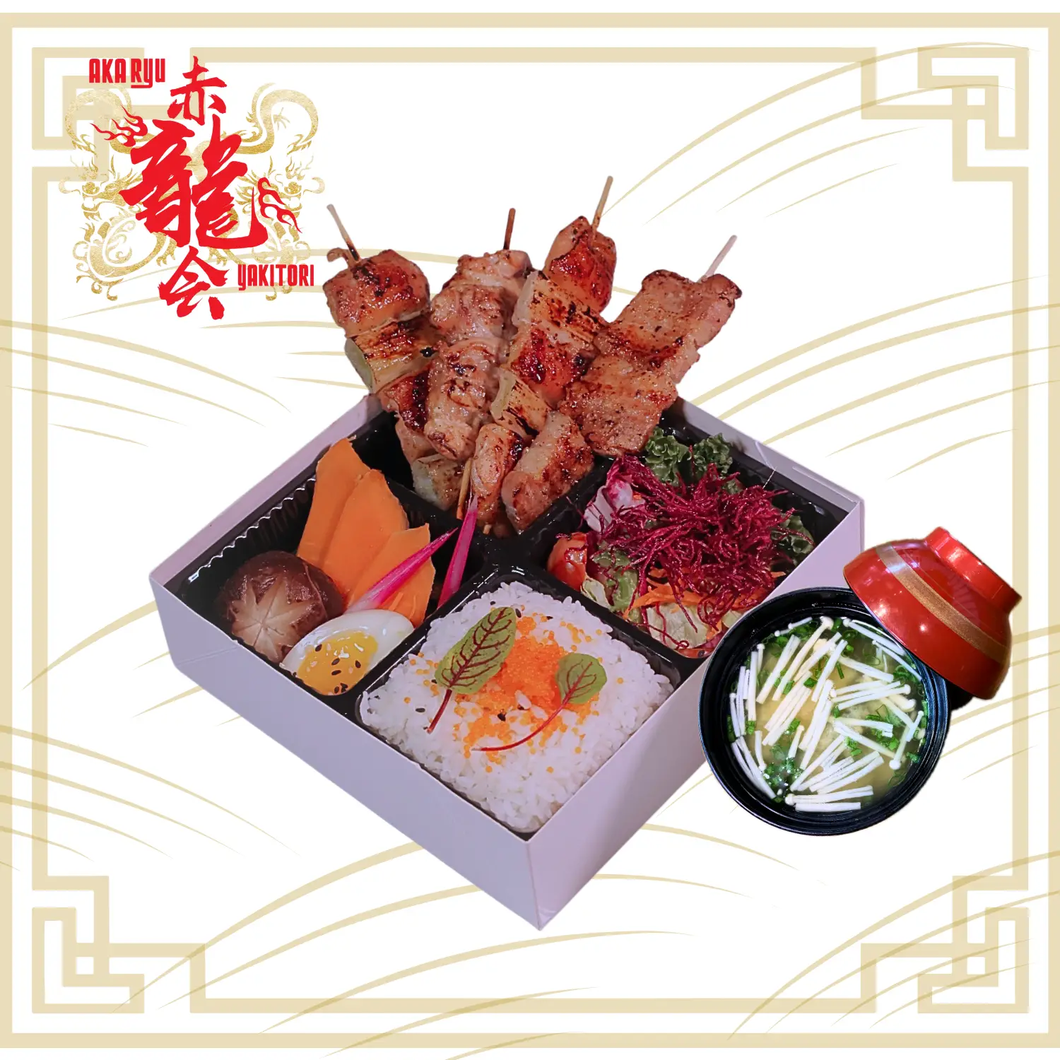Hình ảnh Yakitori Bento Box - Cơm Xiên Nướng “Izakaya” Style