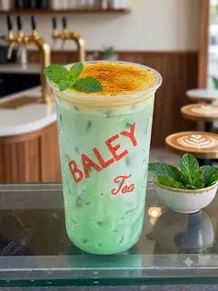 Hình ảnh Latte Bạc Hà Kem Trứng Nướng 