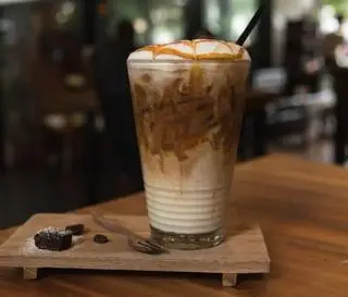 Hình ảnh Sữa tươi cà phê caramel