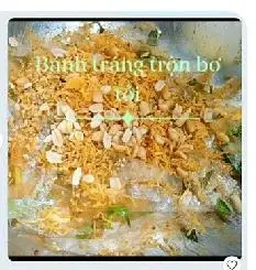 Hình ảnh Bánh Tráng Trộn Bơ Tỏi_