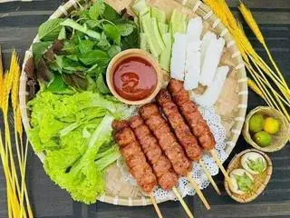 Hình ảnh Combo bánh hỏi nem nướng phần 2 người ăn