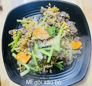 Hình ảnh Mì gói xào bò