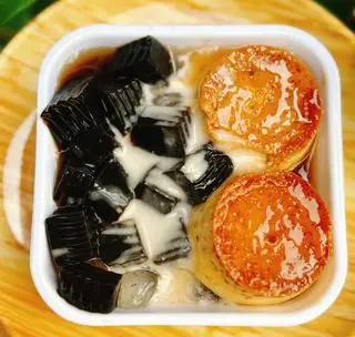Hình ảnh Bánh flan sương sáo cốt dừa