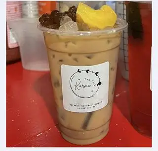 Hình ảnh trà sữa đào
