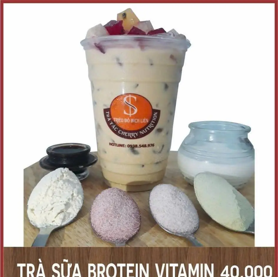 Hình ảnh Trà sữa protein vitamin 