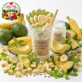 Hình ảnh Sữa Chua Dầm Bơ + Chuối