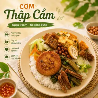 Hình ảnh Cơm thập cẩm + chả chén 