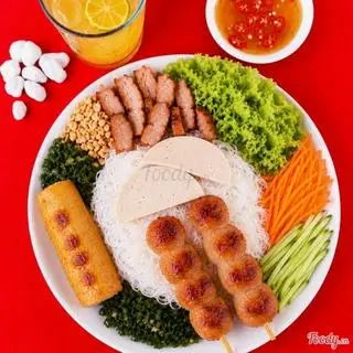 Hình ảnh Combo bún đầy đủ X10 - trà tắc mát lạnh