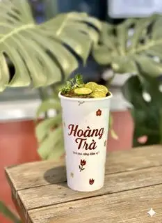 Hình ảnh Hồng trà tắc trân châu