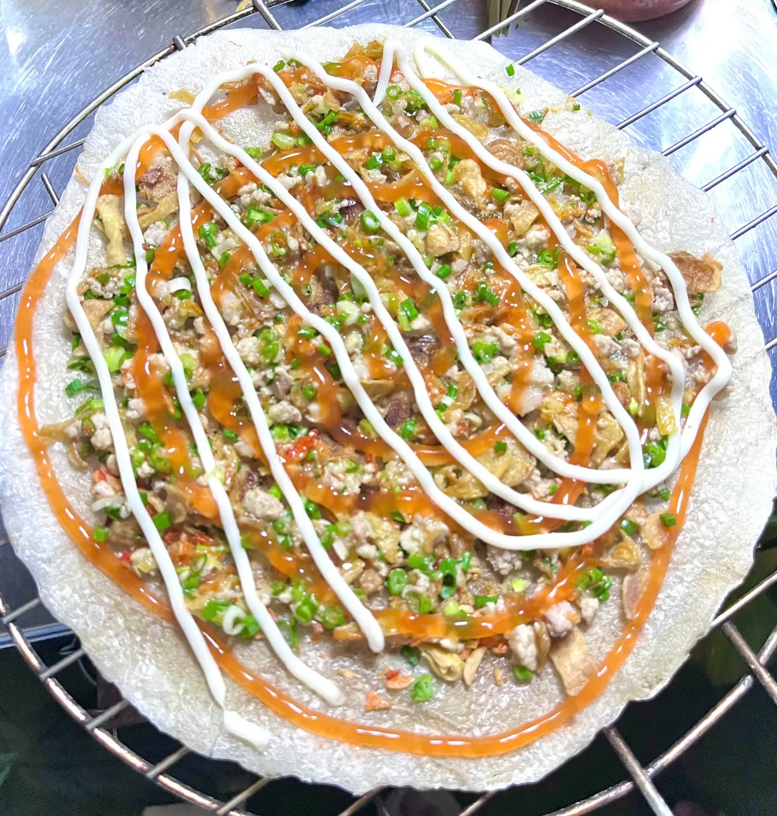 Hình ảnh  bánh tráng nướng 
