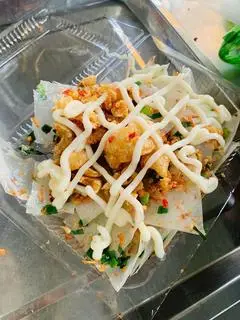 Hình ảnh Bánh trộn hành béo tóp mỡ