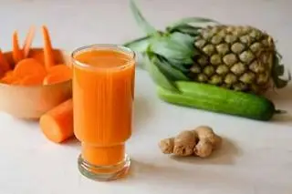 Hình ảnh thơm ép mix cà rót