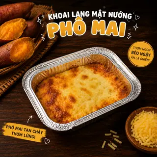 Hình ảnh khoai Lang Mật Nướng Phô Mai