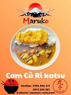 Hình ảnh Cơm cà ri bò thịt chiên xù - kèm canh miso