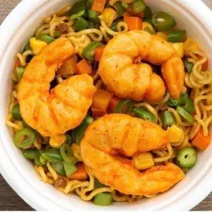 Hình ảnh Mì trộn SiuKay Tôm Surimi chiên giòn