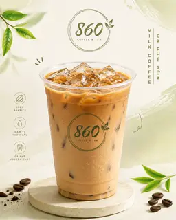 Hình ảnh Cafe sữa pha máy