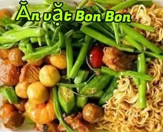 Hình ảnh Mì trộn + cá viên thập cẩm sốt mắm tỏi