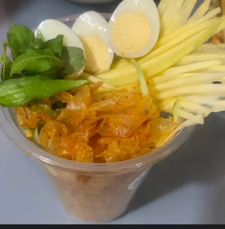 Hình ảnh  Bánh Tráng Sate Long An trộn sẵn - 100g bánh 