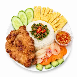 Hình ảnh Cơm Tấm sườn trộn Cambodia