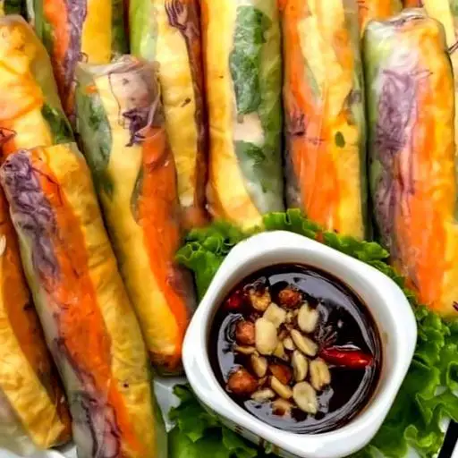 Hình ảnh Set 5 gỏi cuốn trứng gà omega 3 bổ dưỡng