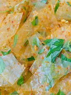 Hình ảnh Bánh tráng trộn muối nhuyễn