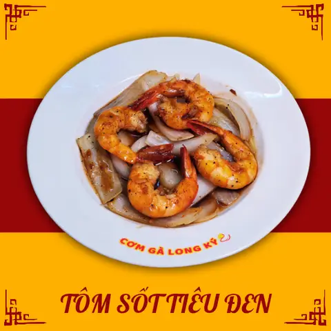 Hình ảnh Cơm Tôm Sốt Tiêu Đen 