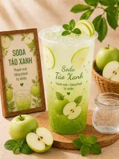 Hình ảnh Soda Táo Xanh