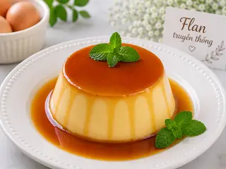 Hình ảnh Flan truyền thống