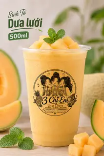 Hình ảnh Sinh Tố Dưa Lưới 