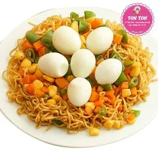 Hình ảnh Mì Trộn Trứng Cút