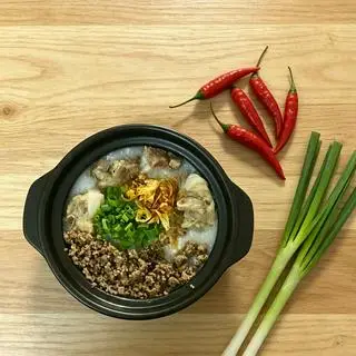 Hình ảnh Cháo sườn - thịt bằm