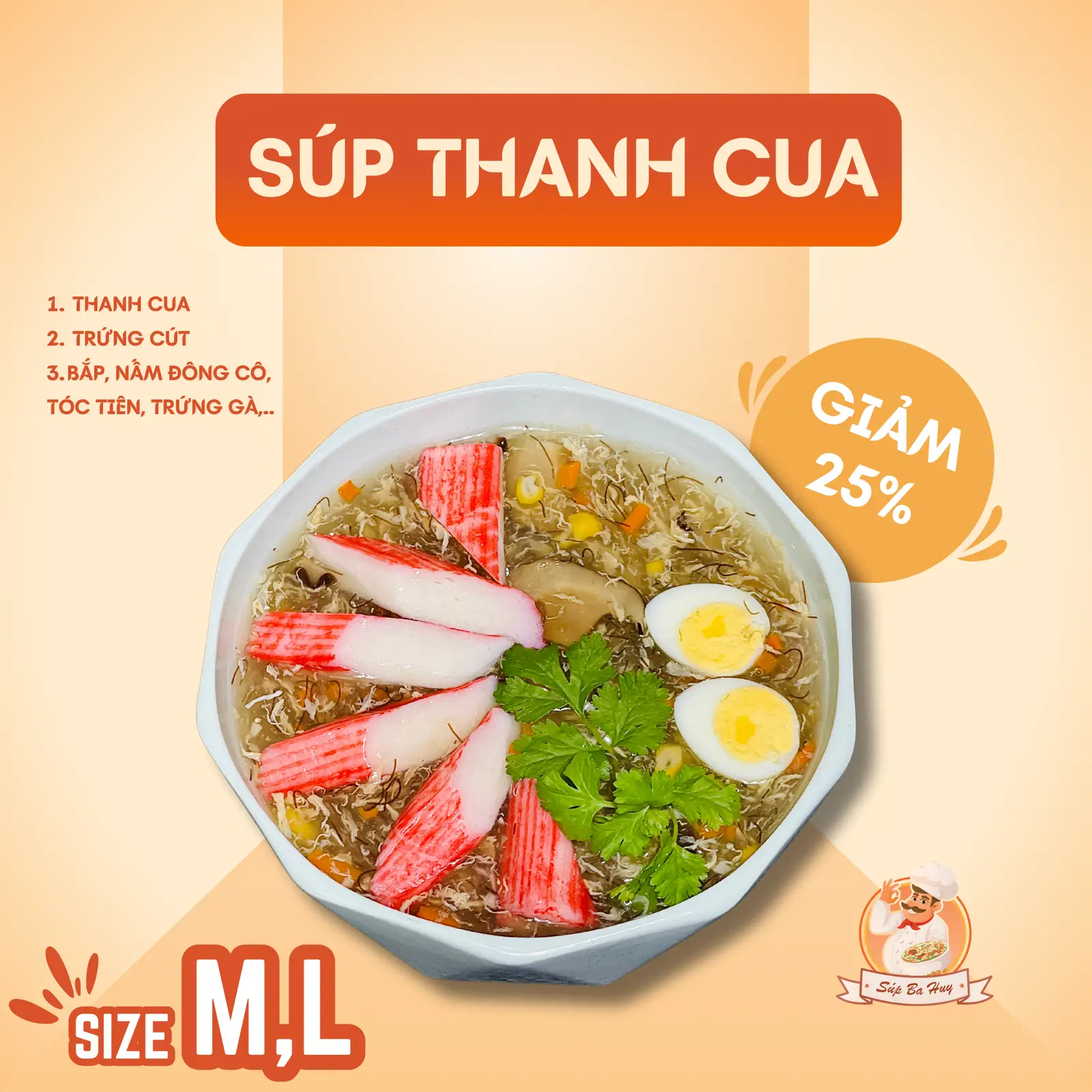 Hình ảnh Súp Thanh Cua