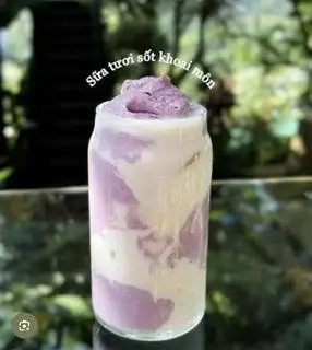 Hình ảnh O Long Nhài Sữa Sốt Khoai Môn ~ Kem Chese