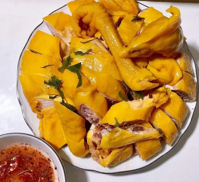 Hình ảnh gà ủ muối nữa con chặt sẵn 