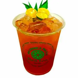Hình ảnh Trà Chanh Đào  Ly Big Size 1000ml
